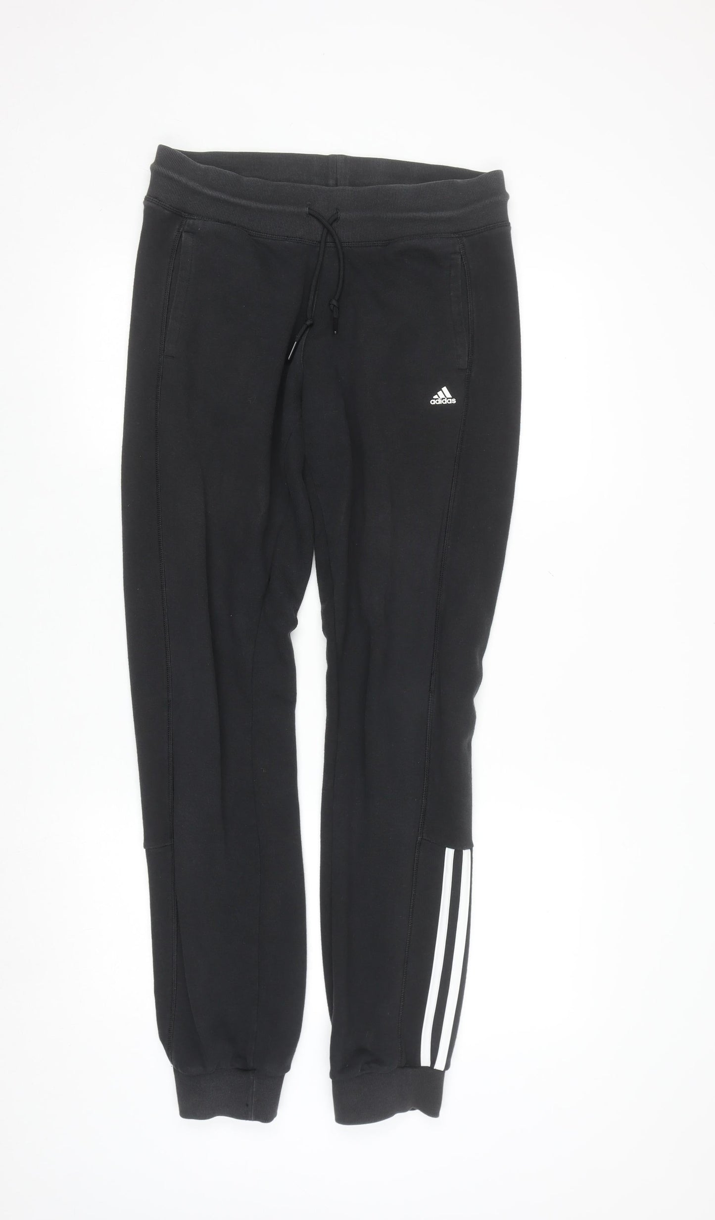 Adidas Men's Black Sport Essentials Jogger Trousers M/L Climalite