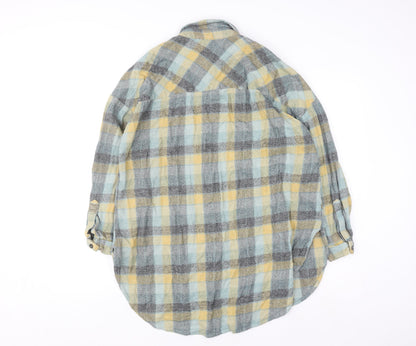 Next Women’s Multicoloured Flannel Check Tunic Shirt Size 12