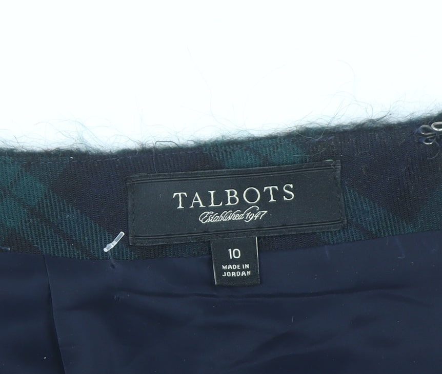 Talbots Women’s Multicoloured Wool Pencil Skirt Size 10 Lined Tweed