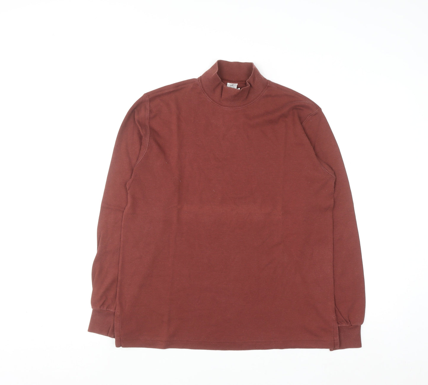 Peruvian Connection Men’s Brown Pima Cotton Long Sleeve Top M