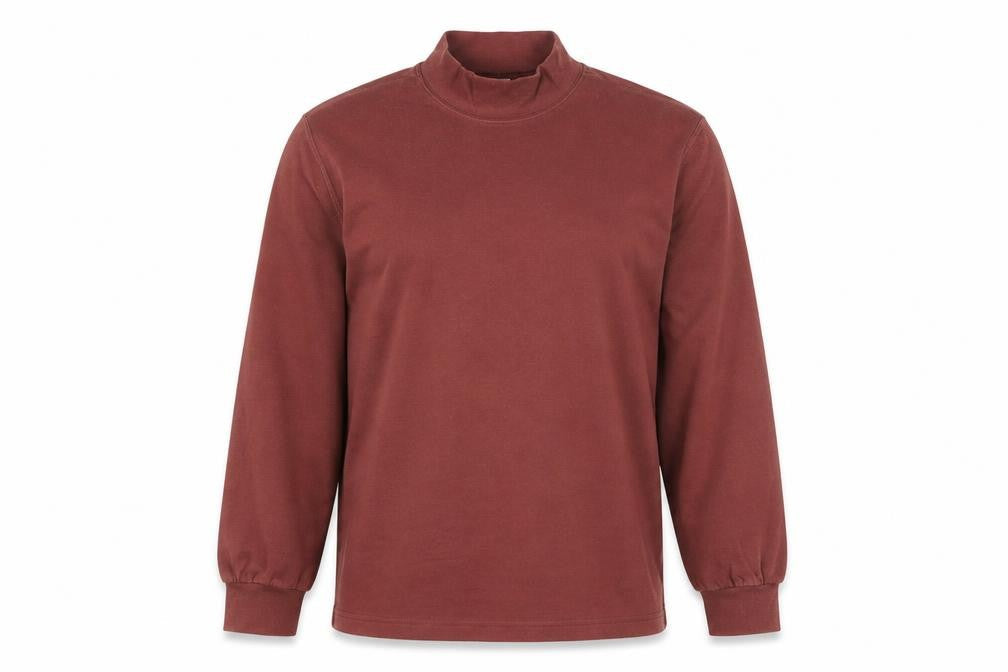 Peruvian Connection Men’s Brown Pima Cotton Long Sleeve Top M