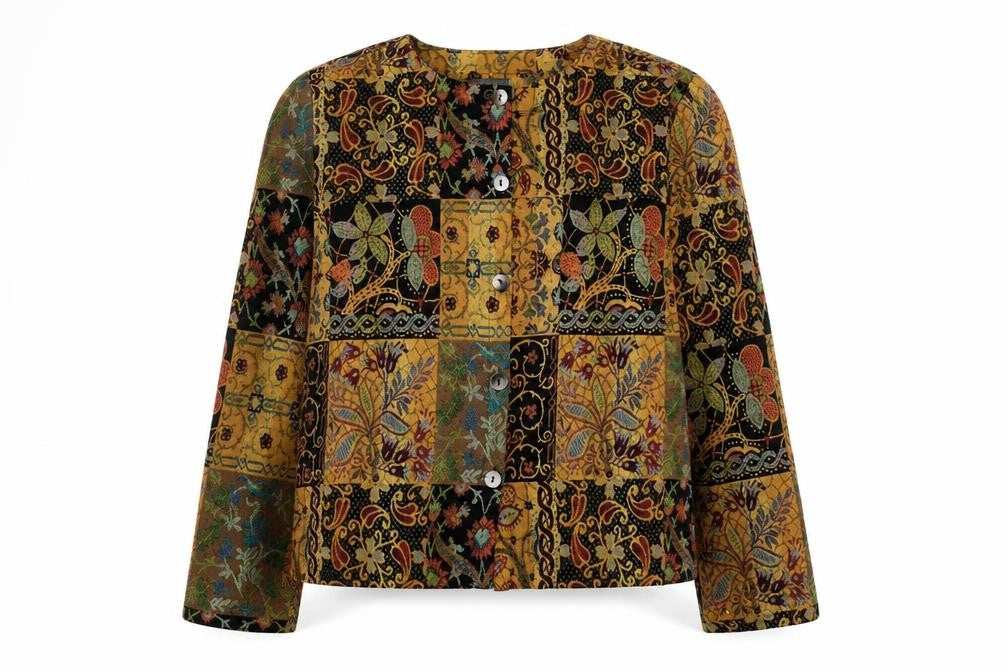 Van Heusen Women’s Multicoloured Bohemian Button Cardigan M