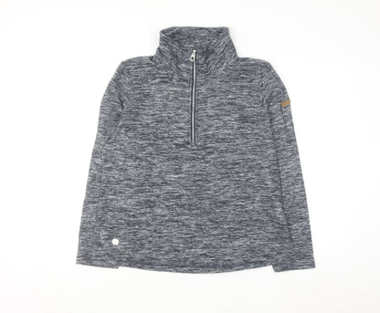 Regatta Great Outdoors Women's Grey 1/2 Zip Fleece Pullover Size 14