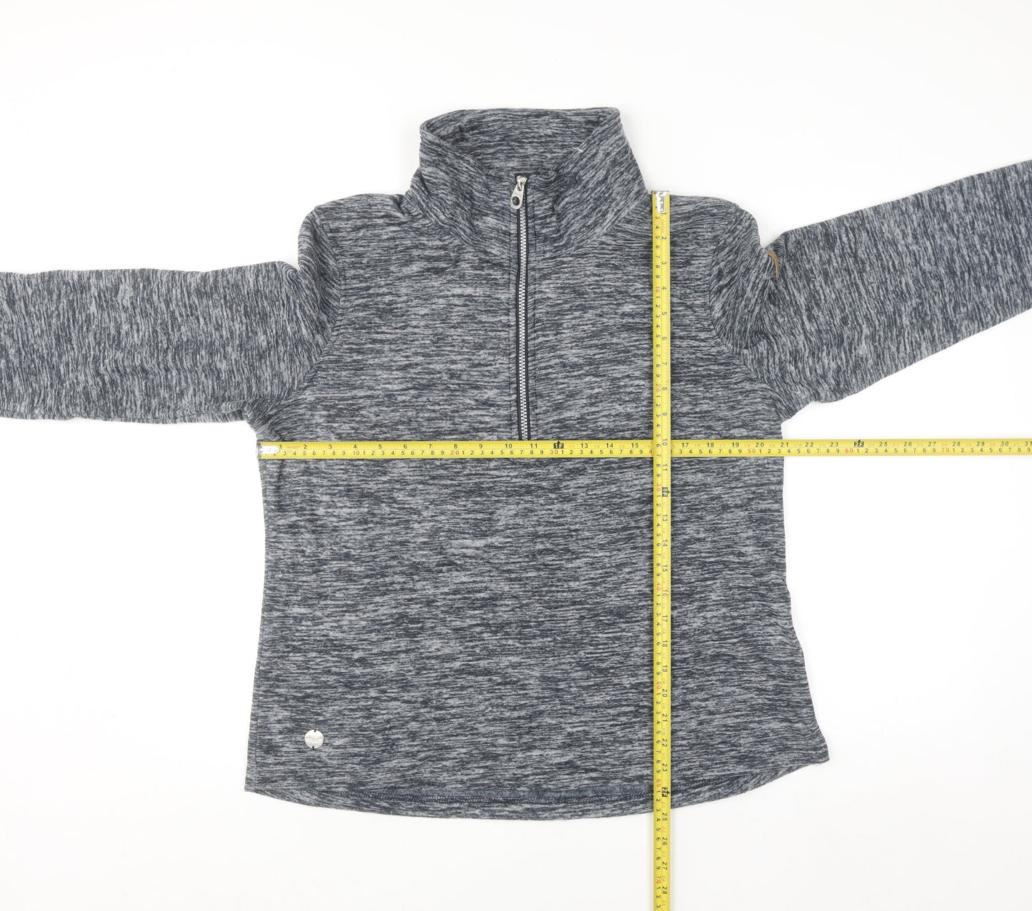Regatta Great Outdoors Women's Grey 1/2 Zip Fleece Pullover Size 14