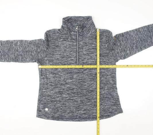 Regatta Great Outdoors Women's Grey 1/2 Zip Fleece Pullover Size 14