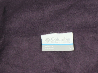 Columbia Women's Purple Full Zip Fleece Jacket Size L