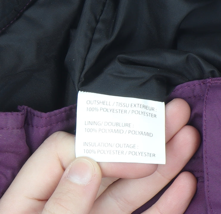 Sweet Women's Purple Snow Pants S Waterproof Insulated Winter Trousers