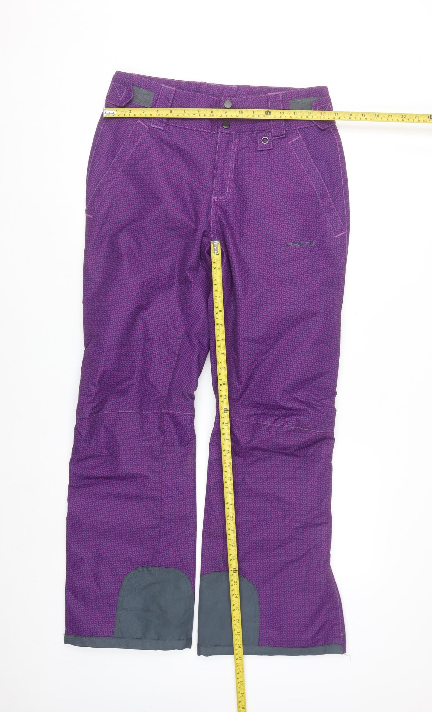 Arctix Women's Purple Insulated Waterproof Snow Pants M Regular Fit
