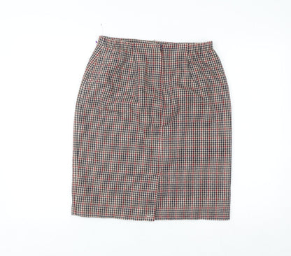Leslie Fay Women’s Multicoloured Wool Tweed Pencil Skirt Size 12 Petite