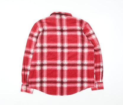Lee Riders Men's Red Plaid Flannel Button-Up Shirt M