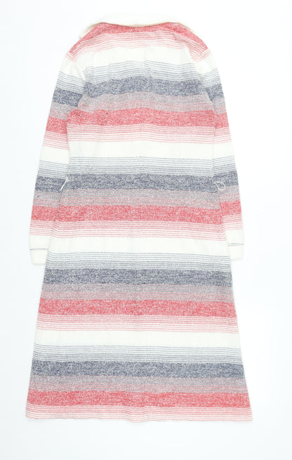Graell Women Multicoloured Wool Knit Collared Shift Dress Size 8