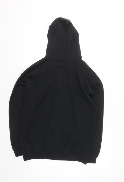Friends Men's Black Full Zip Hoodie Size M Graphic Logo Sweatshirt