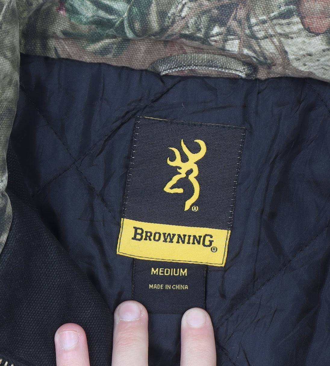 Browning Men's Camouflage Cotton Jacket Medium Hunting Outdoor