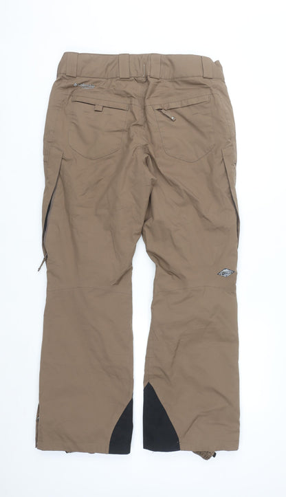Columbia Unisex Brown M Waterproof Insulated Snow Pants