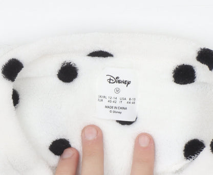 Primark Women White Fleece 101 Dalmatians Pyjama Set M