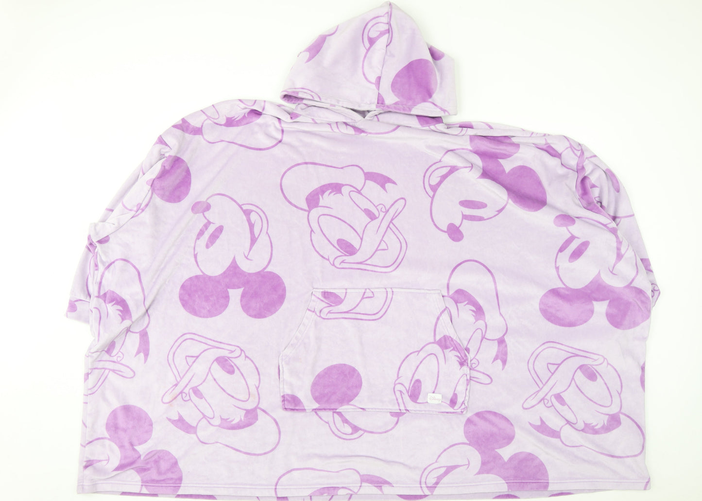 Disney Mickey & Friends Lilac Hooded Fleece Women's Nightshirt Size 20/34