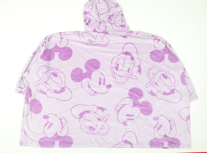 Disney Mickey & Friends Lilac Hooded Fleece Women's Nightshirt Size 20/34