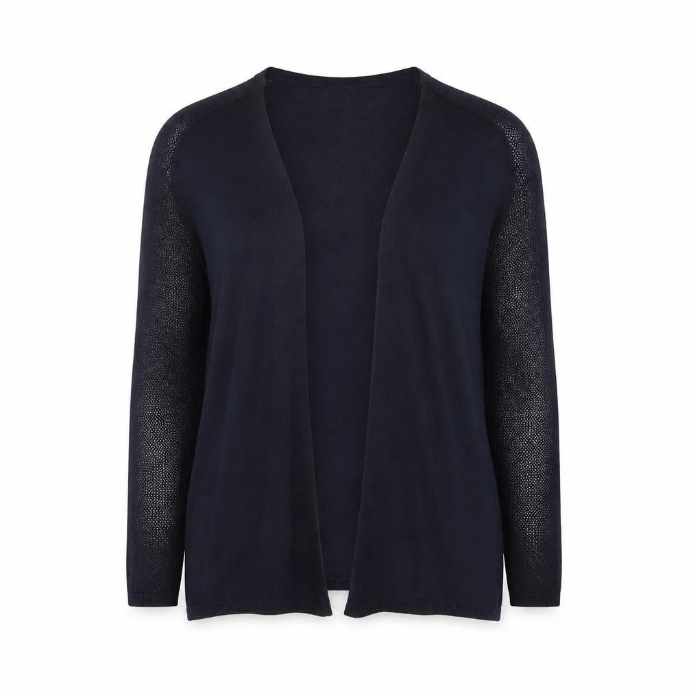 Tom Tailor Denim Women's Blue Cotton Open Cardigan XL