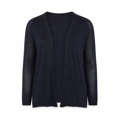 Tom Tailor Denim Women's Blue Cotton Open Cardigan XL