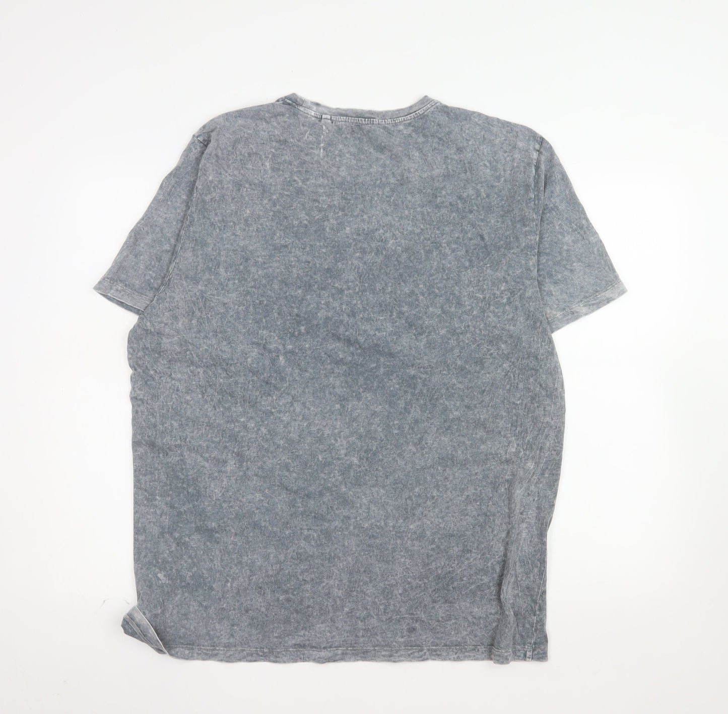 Next Unisex Grey Animal Print Cotton T-Shirt XL