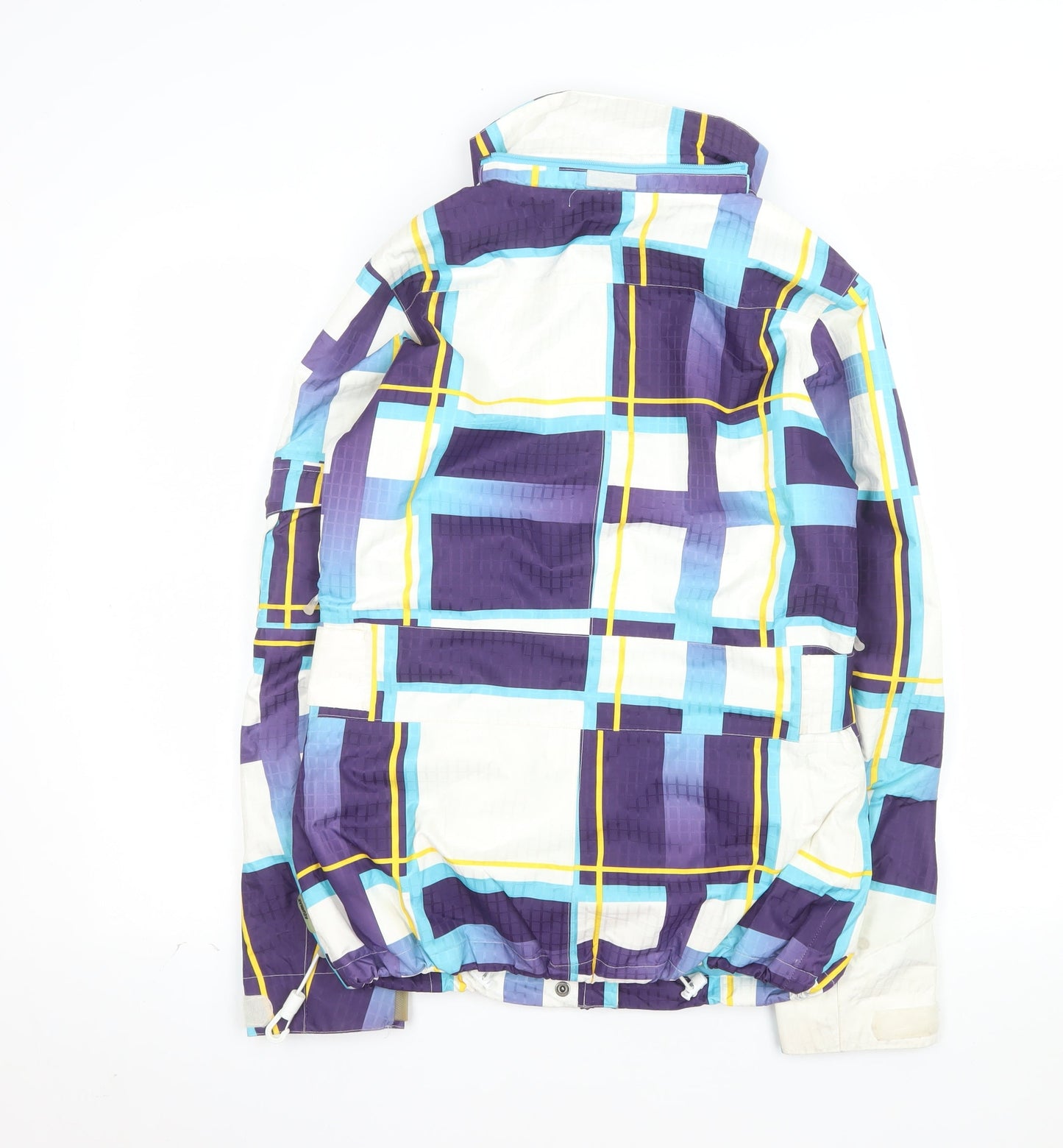 Firefly Women's Purple Check Ski Jacket Size S Waterproof Winter Coat