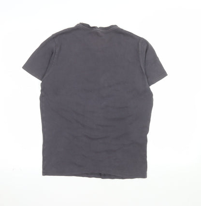 Paul Smith Men's Black Music Headphones Graphic Cotton T-Shirt Size S