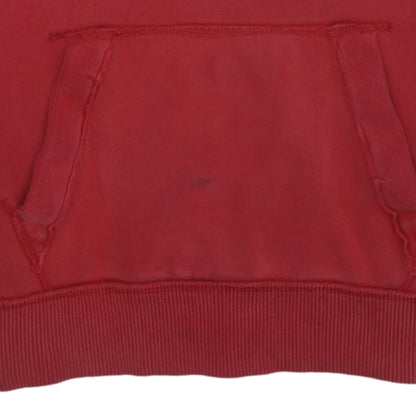 Abercrombie & Fitch Men's Red Pullover Hoodie M Muscle Fit