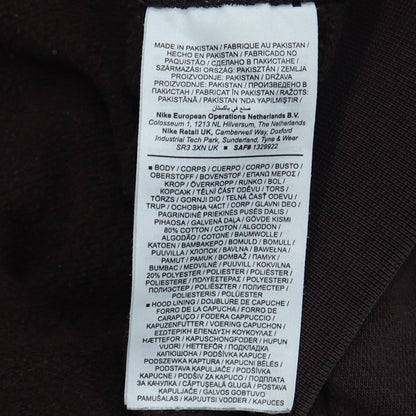 Nike Men's Brown Pullover Hoodie XS Fleece Sweatshirt