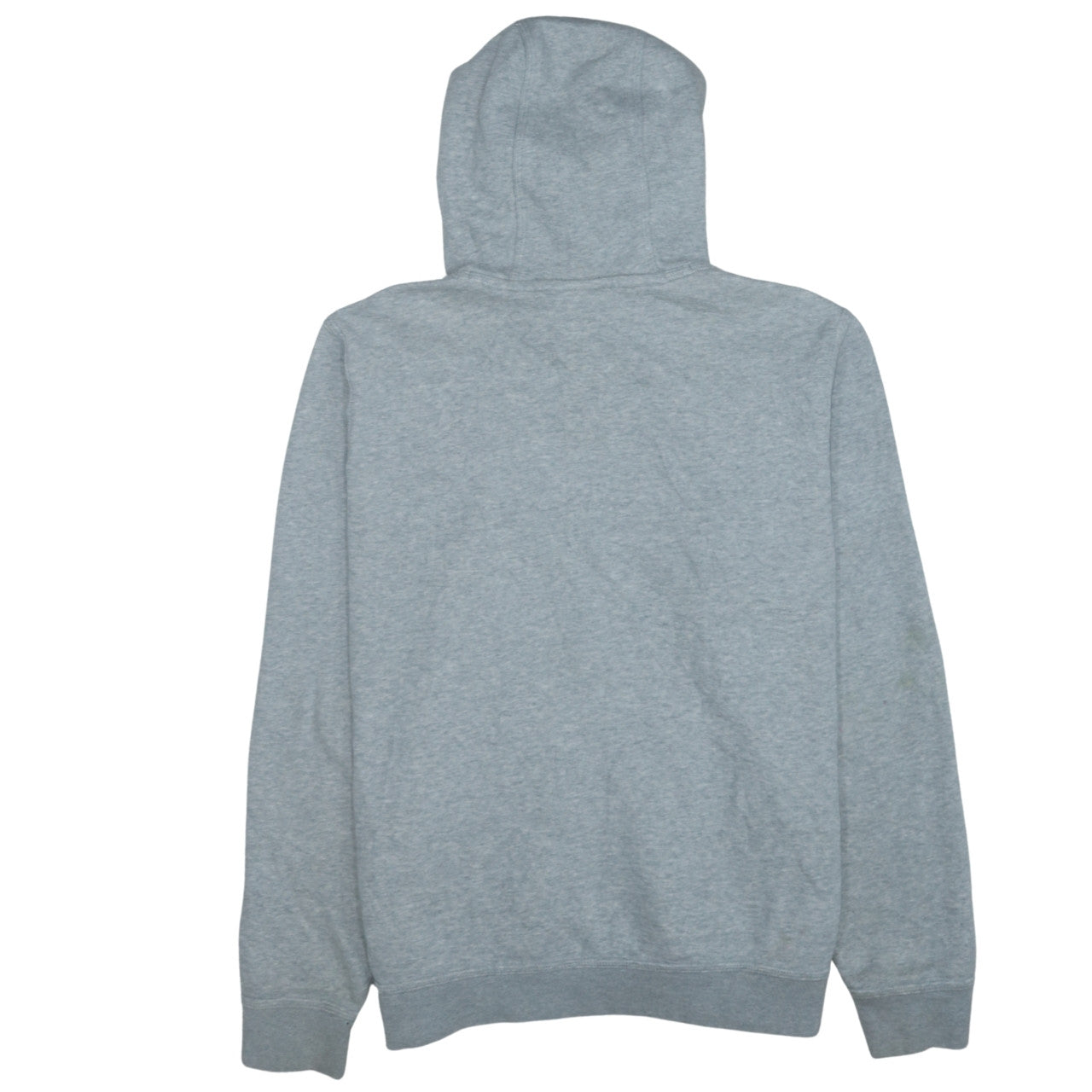 Nike Men's Grey Pullover Hoodie L Regular Fit Fleece Logo