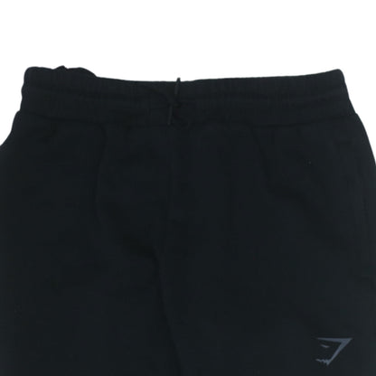 Gymshark Men's Black Slim Fit Joggers Size M Fleece Activewear