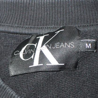 Calvin Klein Jeans Men's Black M Crew Neck Logo Sweatshirt