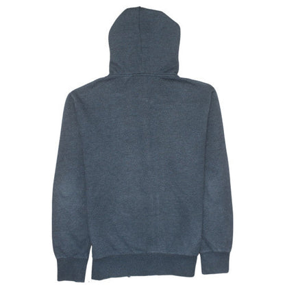 Fox Men's Grey Full Zip Hoodie M Fleece Cotton Polyester