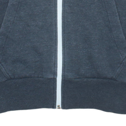 Fox Men's Grey Full Zip Hoodie M Fleece Cotton Polyester