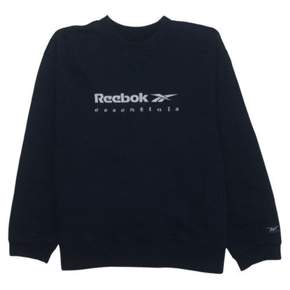 Reebok Essentials Women's Black Size 14 Pullover Sweatshirt
