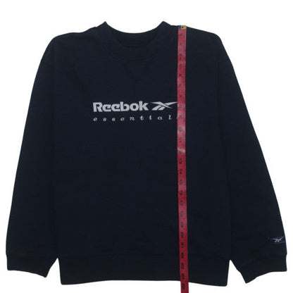 Reebok Essentials Women's Black Size 14 Pullover Sweatshirt