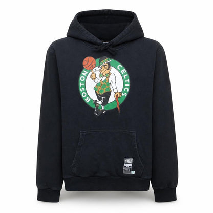 NBA Mens Black Boston Celtics Pullover Hoodie Size L