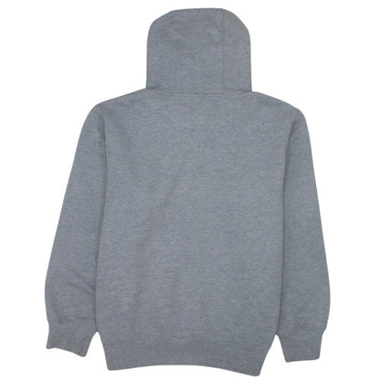 Canterbury Mens Grey Pullover Hoodie L Rugby Sports Logo Fleece