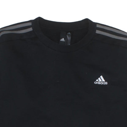 Adidas Men's Black XL Crew Neck Pullover Sports Sweatshirt
