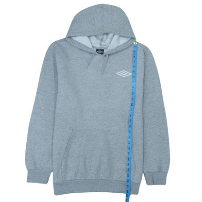 Umbro Men's Grey 2XL Pullover Hoodie Logo Sportswear