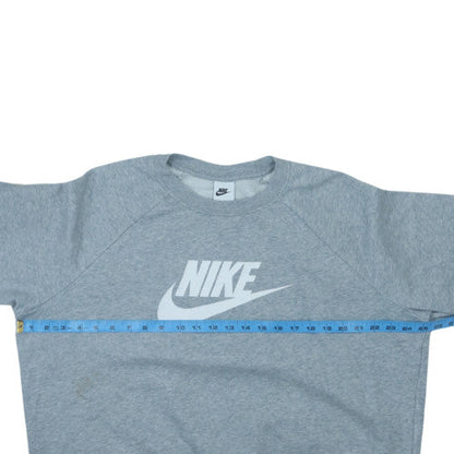 Nike Men's Grey XL Crew Neck Pullover Sweatshirt Graphic Logo