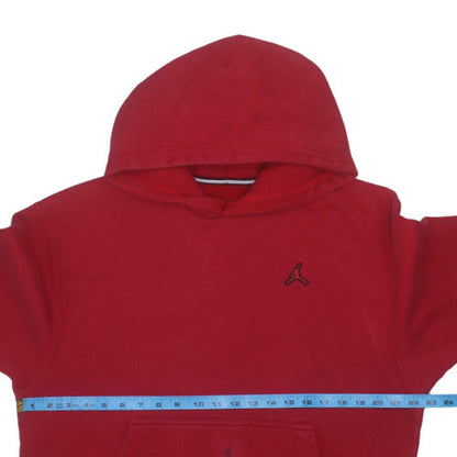 Nike Jordan Red Pullover Hoodie Men’s M Fleece Logo Sports Style