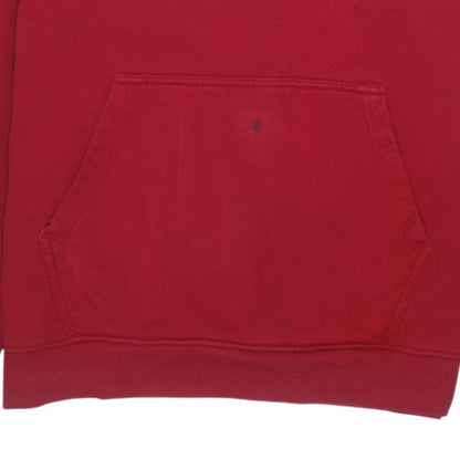 Nike Jordan Red Pullover Hoodie Men’s M Fleece Logo Sports Style