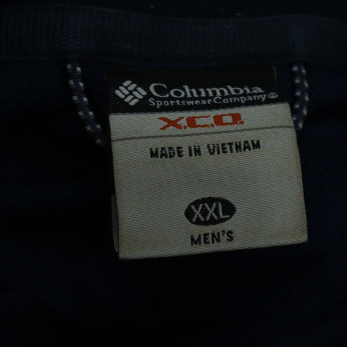 Columbia Men's Blue 2XL Polo Shirt Quick Dry Outdoor Wear