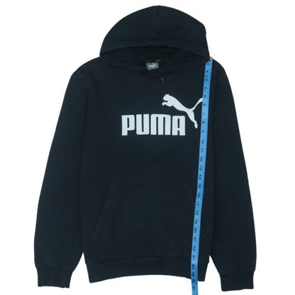 Puma Men's Black Pullover Hoodie M Sports Fleece Sweatshirt