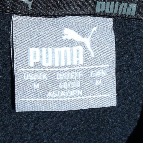 Puma Men's Black Pullover Hoodie M Sports Fleece Sweatshirt