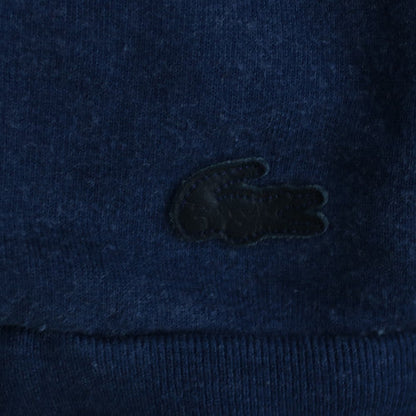 Lacoste Men's Blue Crew Neck Cotton Blend Sweatshirt Size L