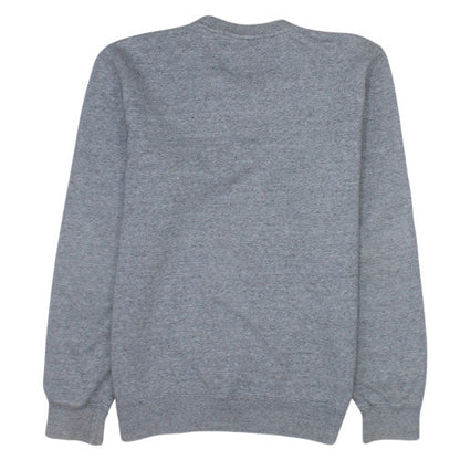 Champion Men's Grey Crew Neck Logo Sweatshirt Size S