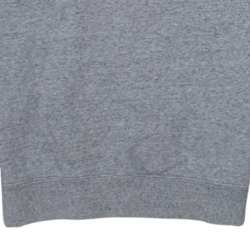 Champion Men's Grey Crew Neck Logo Sweatshirt Size S