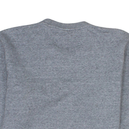 Champion Men's Grey Crew Neck Logo Sweatshirt Size S