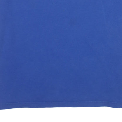 Nike Men's Blue XL Regular Fit Crew Neck Cotton T-Shirt